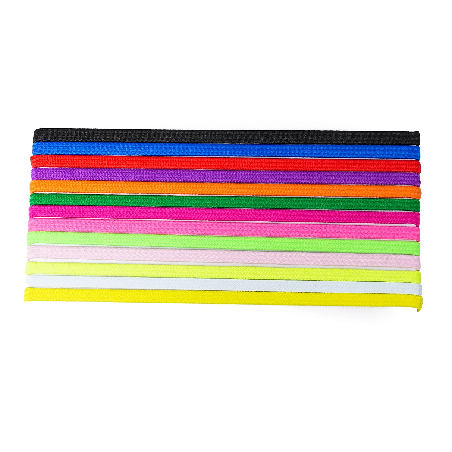 6PCS Unisex Candy Color Women Men Yoga Hair Bands Sports Headband Anti-slip Elastic Fitness Hair Accessories 1CM Yoga Hair Band