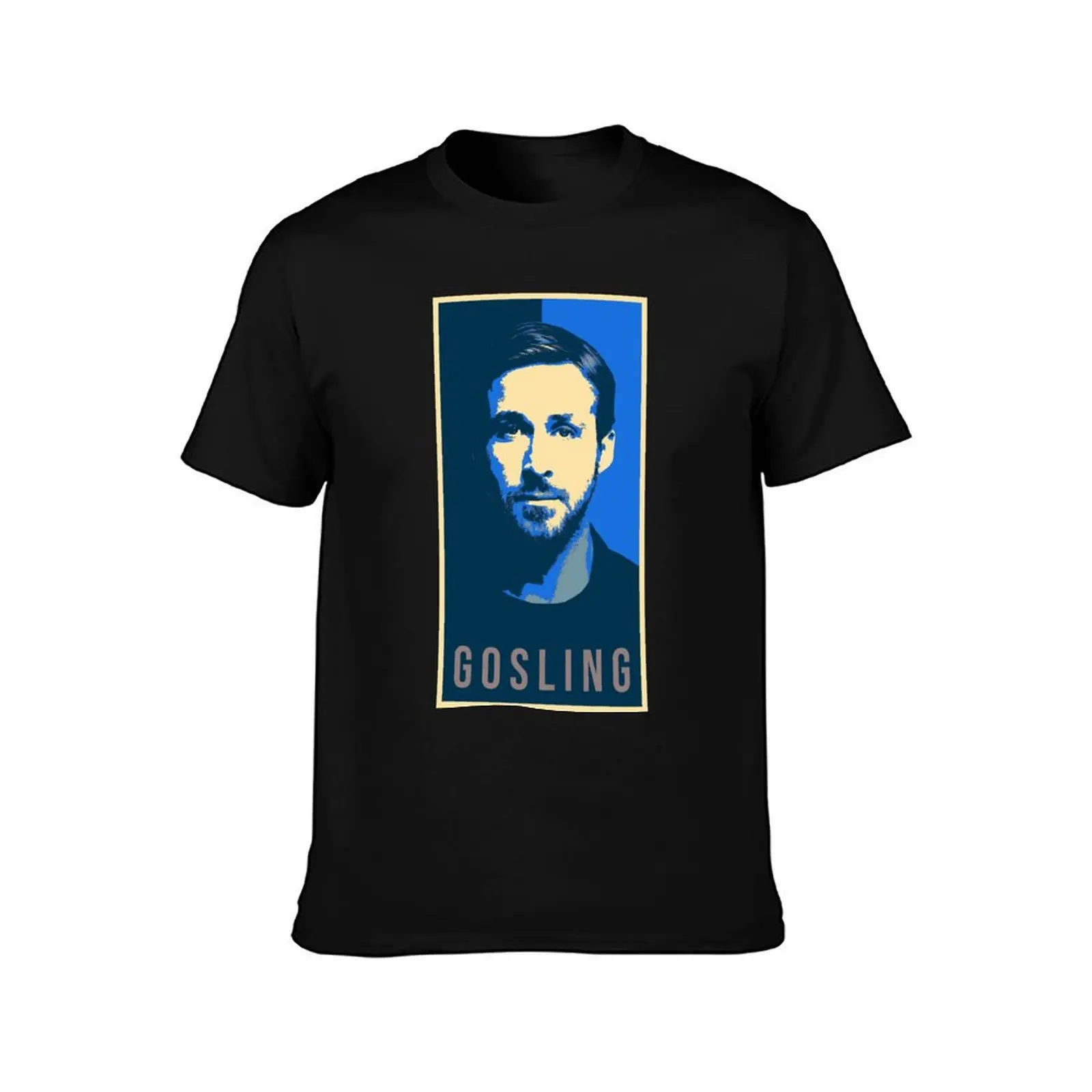 Day Gift for Famous Ryan Gosling Actor Singer Gifts Music Fans T-Shirt Work Duty Casual T-Shirt