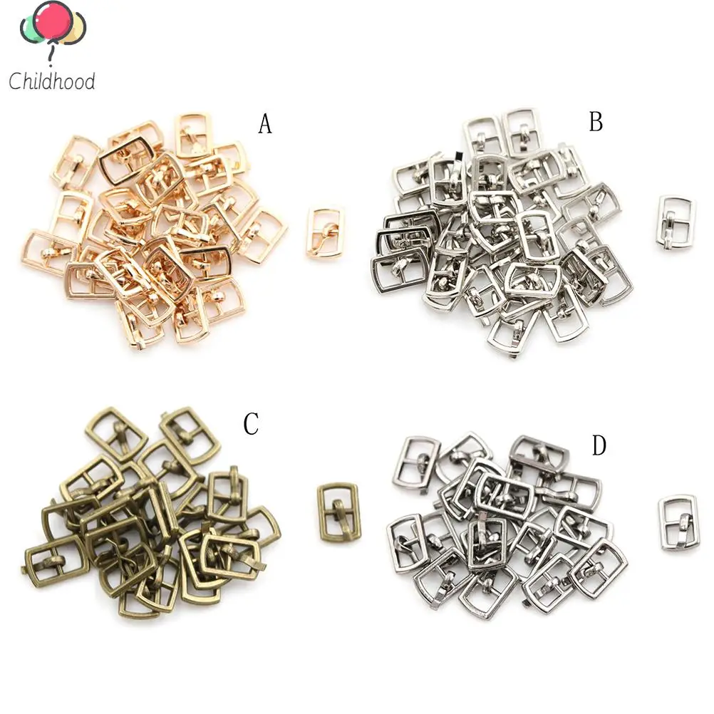 10Pcs/Lot 4.5mm DIY Patchwork Buckle Handmade Sewing Mini Buckle For Dolls Clothing Adjustable Accessories Wholesale