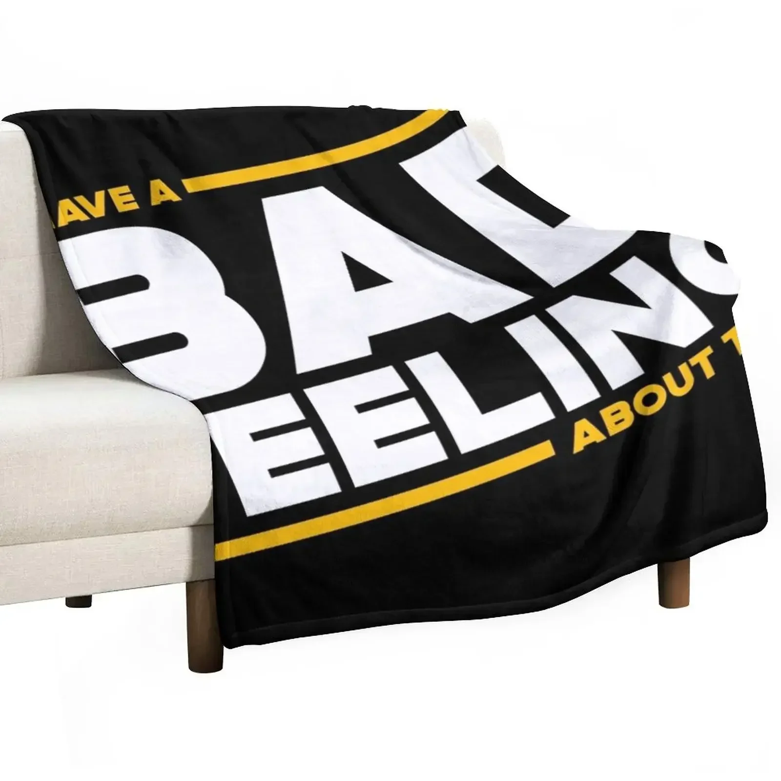 

Bad Feels Throw Blanket Softs Luxury Designer Blankets