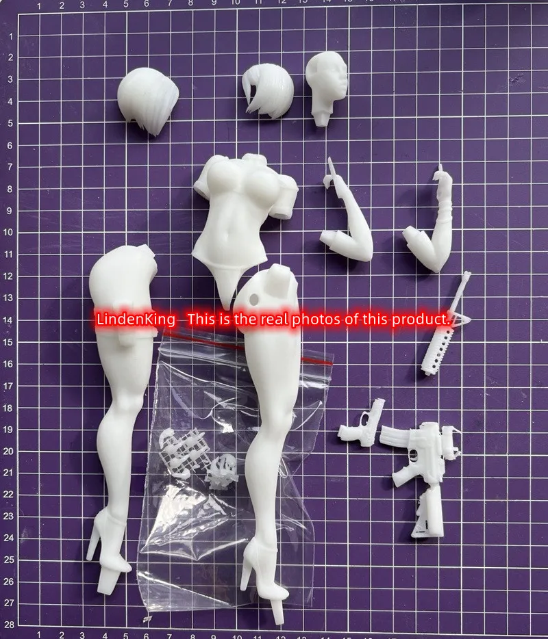 

LindeeKin D181 Customized 3D Garage Kits Unpainted Figure GK Models White resin Unassembled Jigsaw puzzle of character models