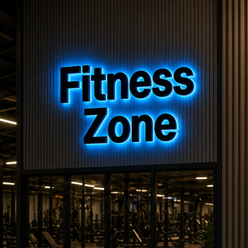 Custom Acrylic LED Letters Sign - 3D Premium Luxury Brand Metal Advertising Wall Signboard for Storefront Business Sign