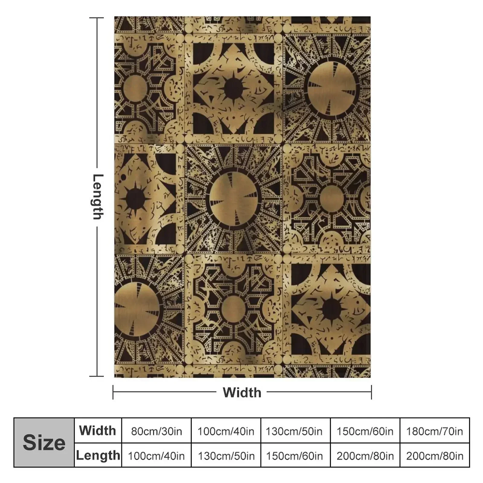 Lament Configuration Spread Throw Blanket Thins Baby blankets and throws cosplay anime Shaggy Blankets