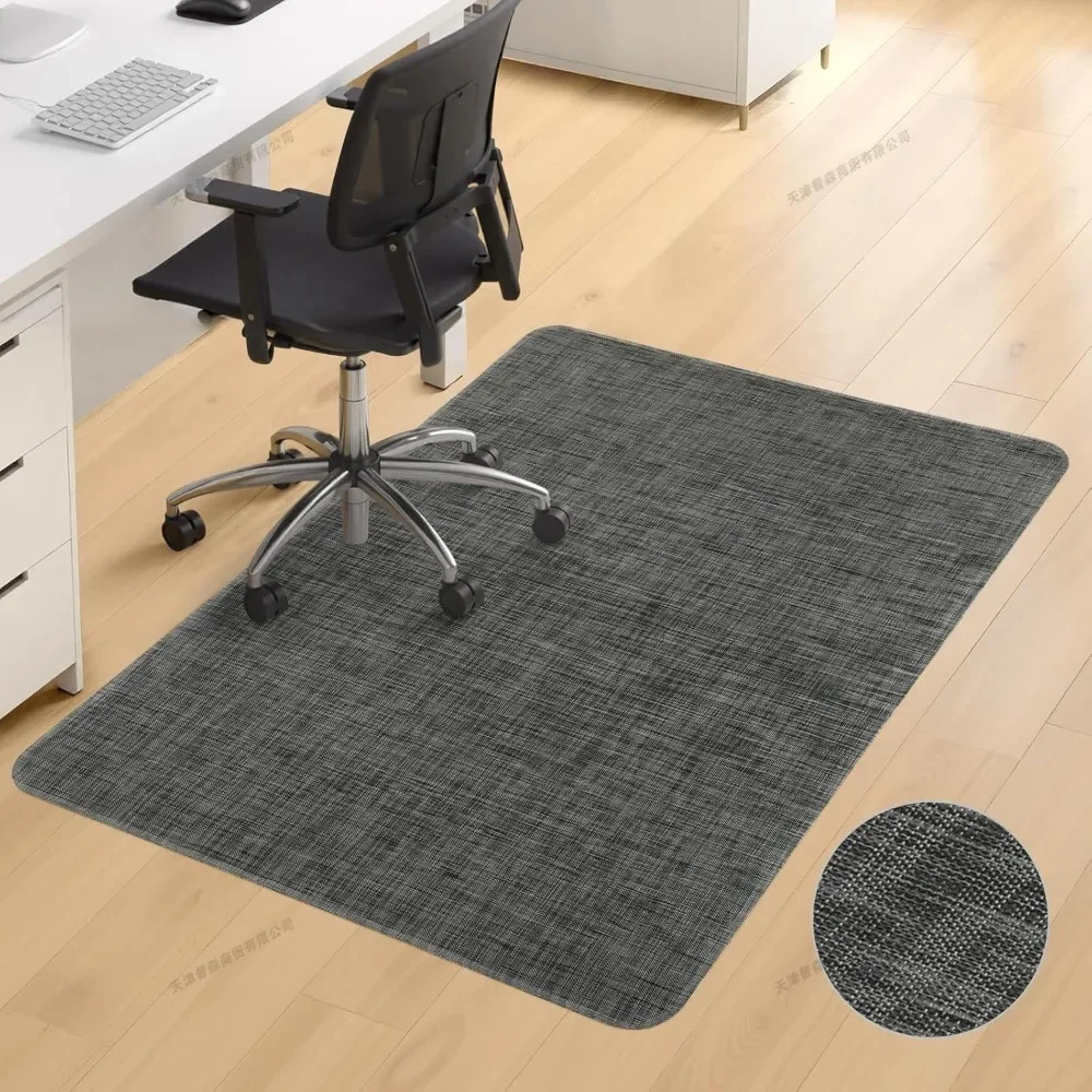Self Adhesive Office Swivel Chair Mat Non-Slip Floor Protector Carpet for Computer Game Chair Anti-Scratch Soundproof Floor Rug