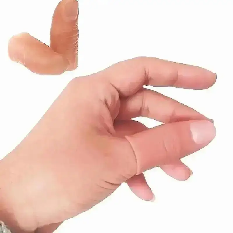 5Pcs/Set Hot Fakes Soft Thumb - Thumb Tip Magic Trick Set review and price