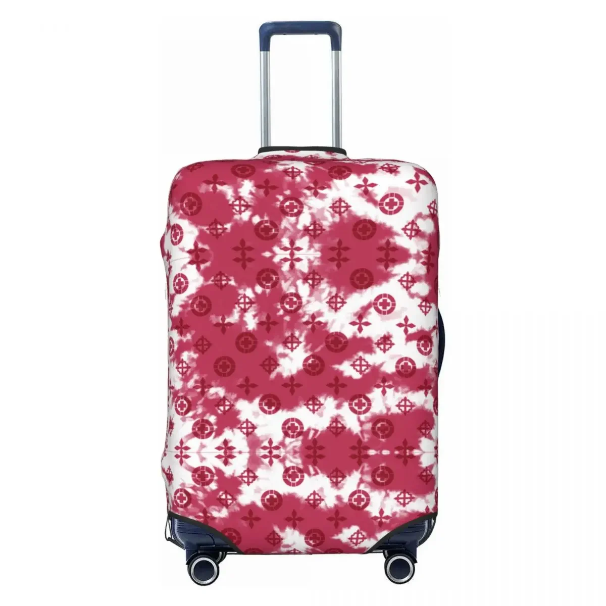 Geometric Graffiti Suitcase Cover Luxury Travel Protection Holiday Strectch Luggage Supplies