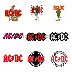 High Quality DCAC DC AC Music Decal Motocross Racing Laptop Helmet Trunk Wall Vinyl Car Sticker Die Cutting Waterproof PVC