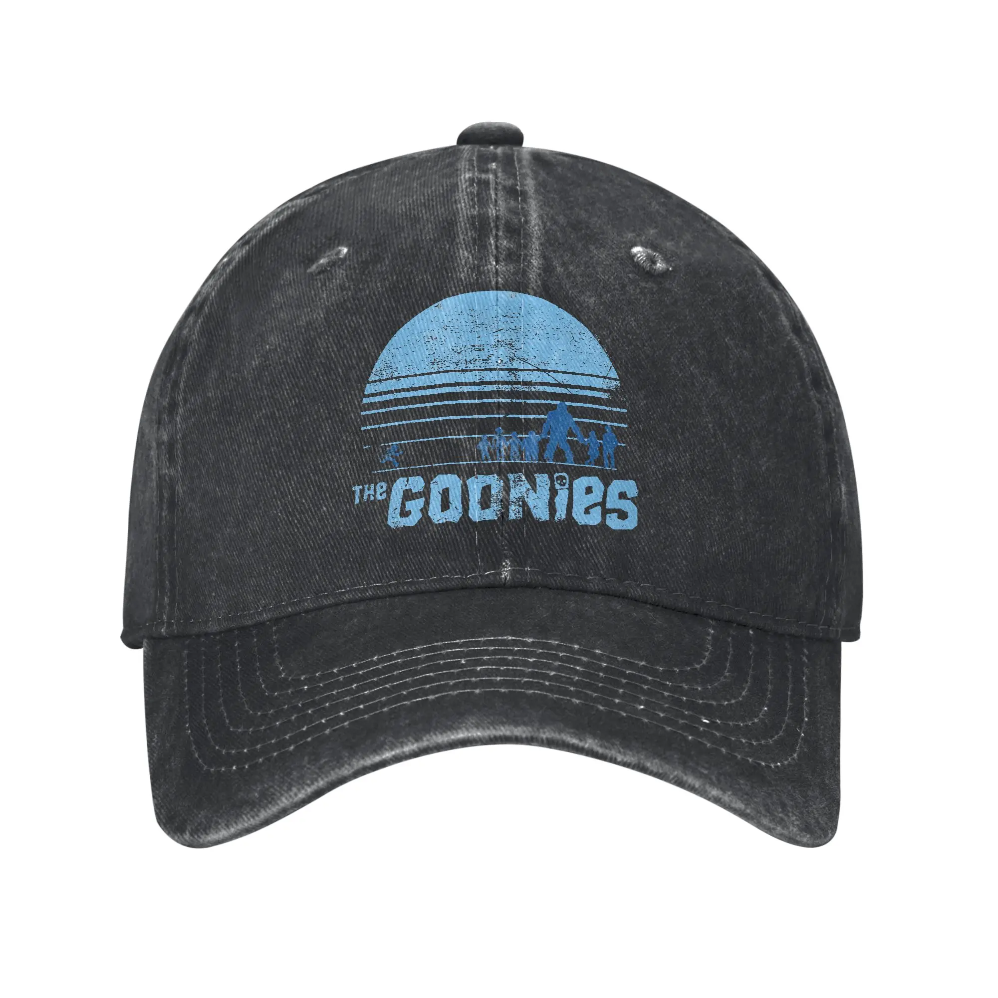 Vintage The Goonies Est 1985 Never Say Die Baseball Caps Unisex Style Distressed Washed Snapback Cap  Outdoor Running Hats Cap