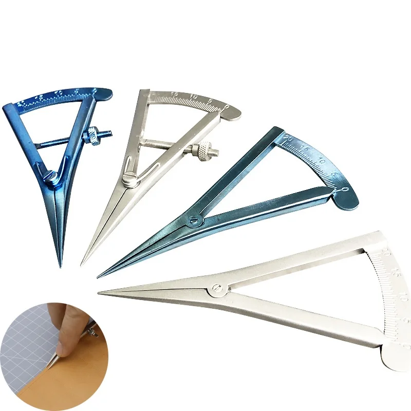 

Прецизионный мини-маркер 45x85 мм со шкалой для работы с кожей, вышивки, разметки, инструмент для разметки края, подарок для рукоделия