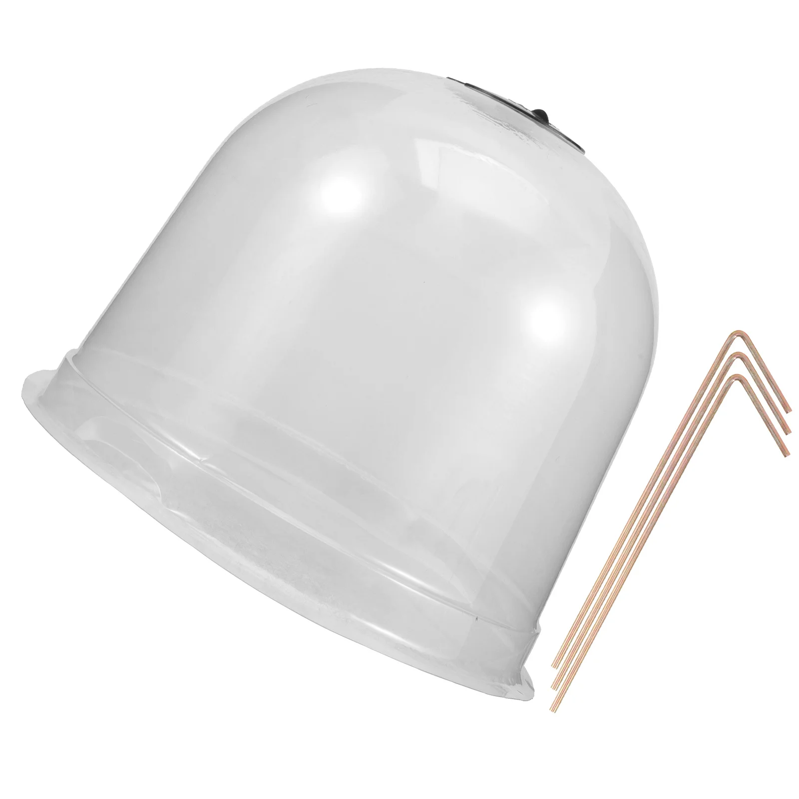 

1 set Garden Dome Plant Cover Frost Protection Clear Breathable Lightweight Plastic Cloche For Plants Winter Survival Vegetable