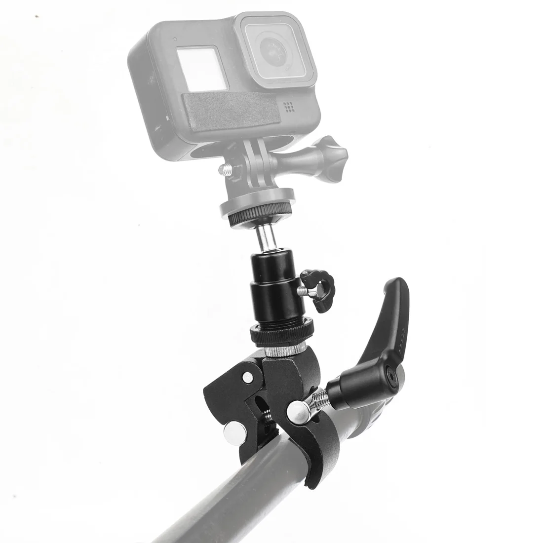 Super Clamp Mount Halter mit Stativ Kugelkopf Adapter für Gopro für Insta360 DSLR Monitor LED Blitzlicht Kamera Röhren halterung – Detail 12