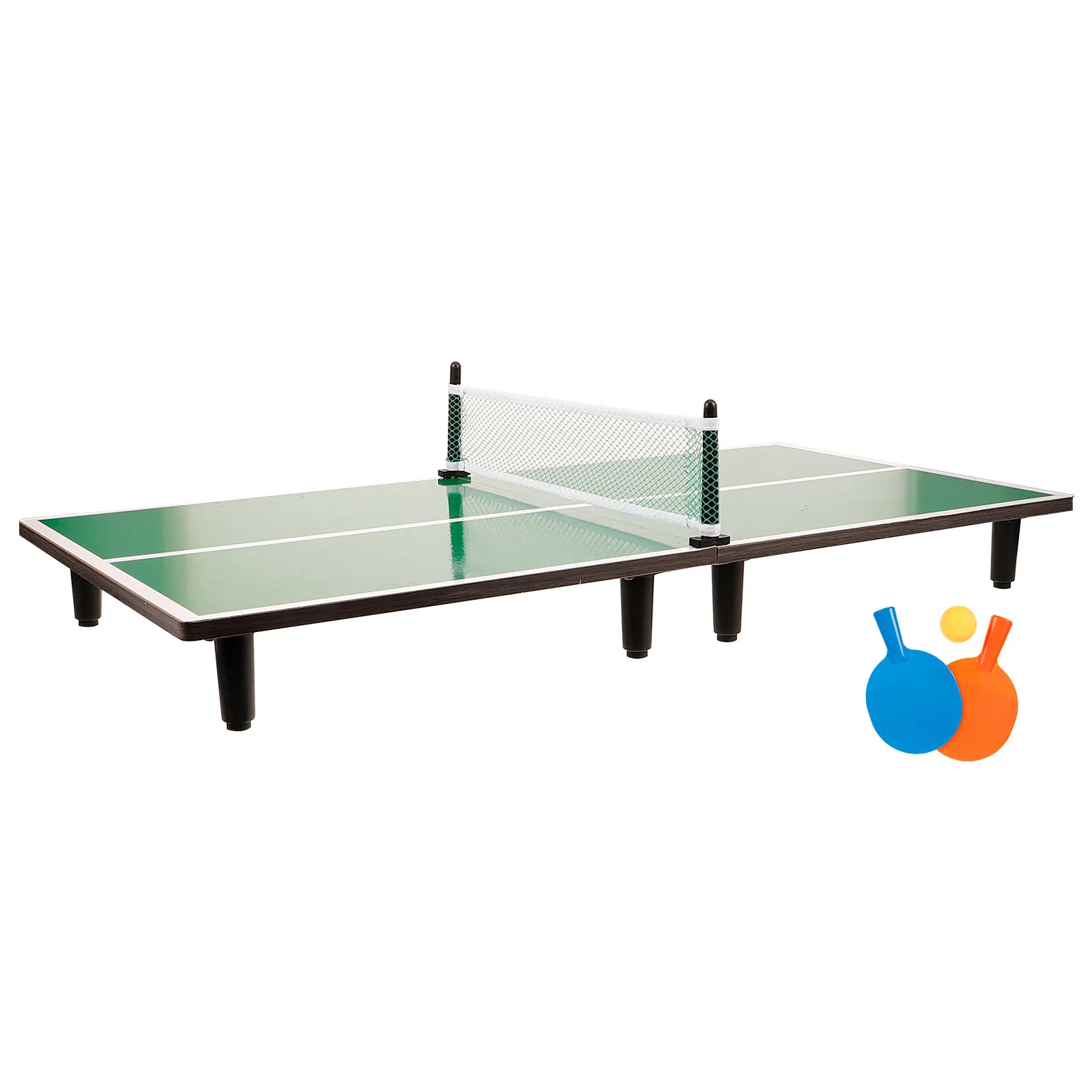 

Mini Desktop Toy Pool Table Kids Mini Table Tennis Fun Bamboo Tabletop Easy Storage Portable Size Perfect Gift