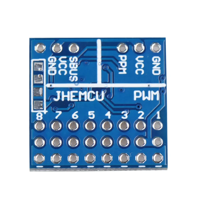 JHEMCU SBUS-zu-PWM-PPM-Konverter 8CH 3,3-20V 3ms Latenz iBUS-kompatibel FlySky IA6B FrSky X8R für RC FPV Drohne – Detail 6