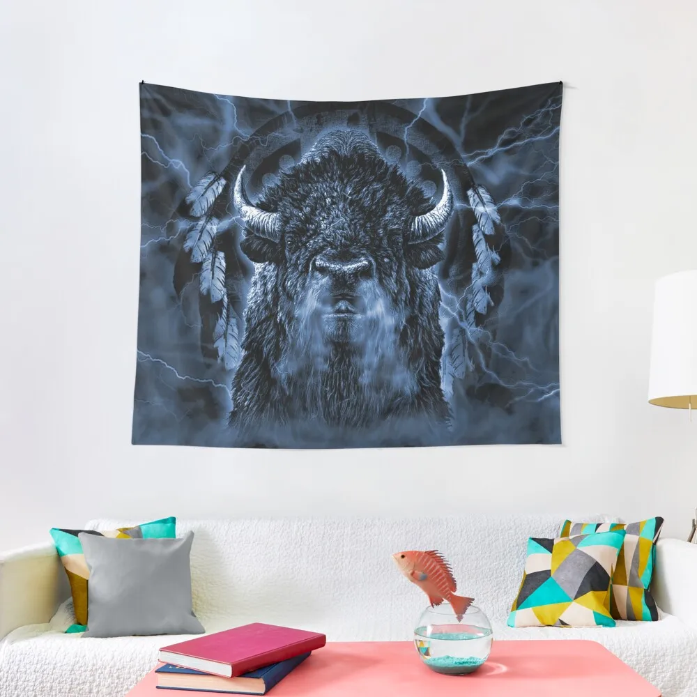 

SPIRIT BUFFALO Tapestry Home Decor Accessories Bedroom Decorations Tapestry