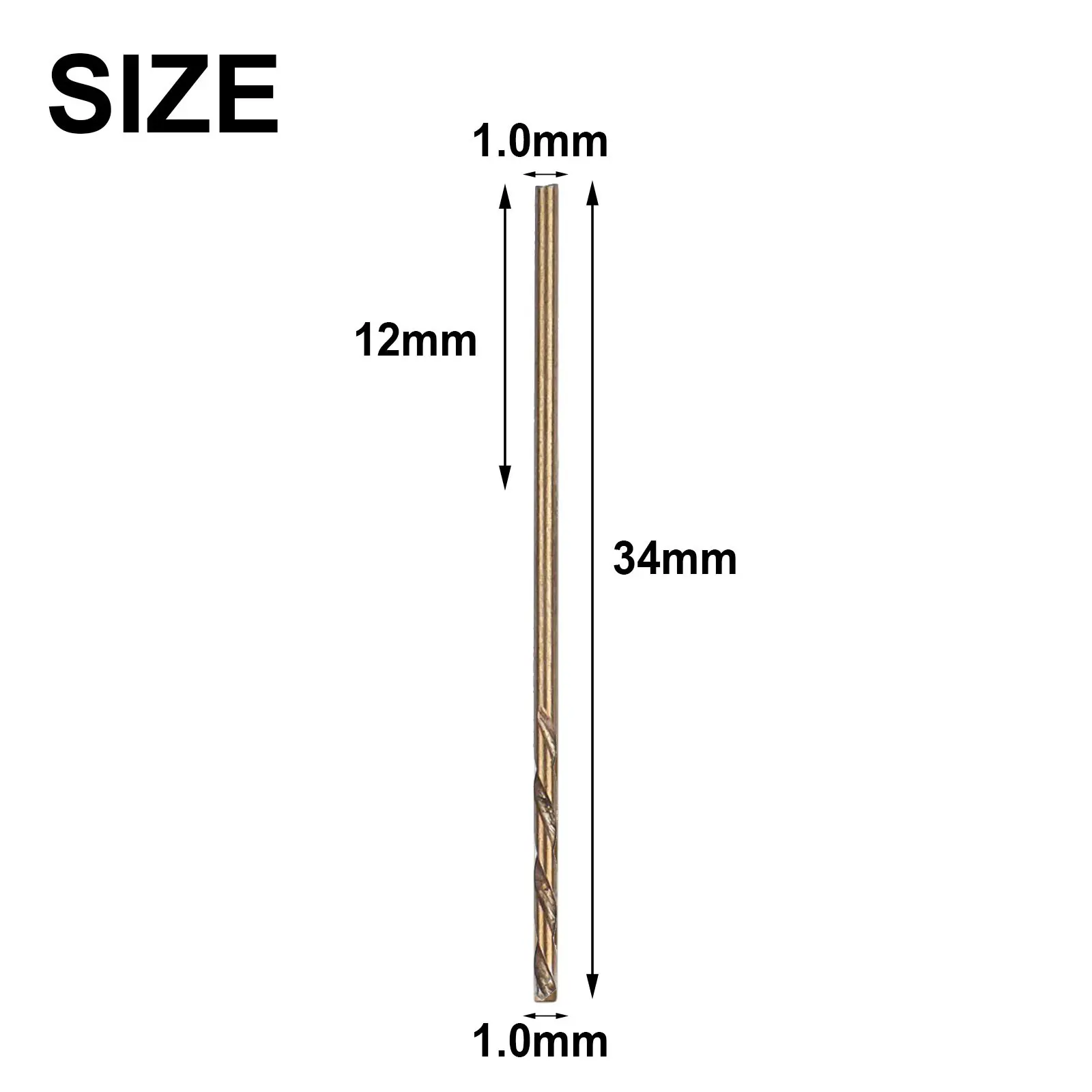 1PCS 1mm-13mm Cobalto HSS Punta da trapano M35 HSS-Co Strumento di apertura del foro per la perforazione dell'acciaio inossidabile Lavorazione dei metalli Parti di utensili elettrici