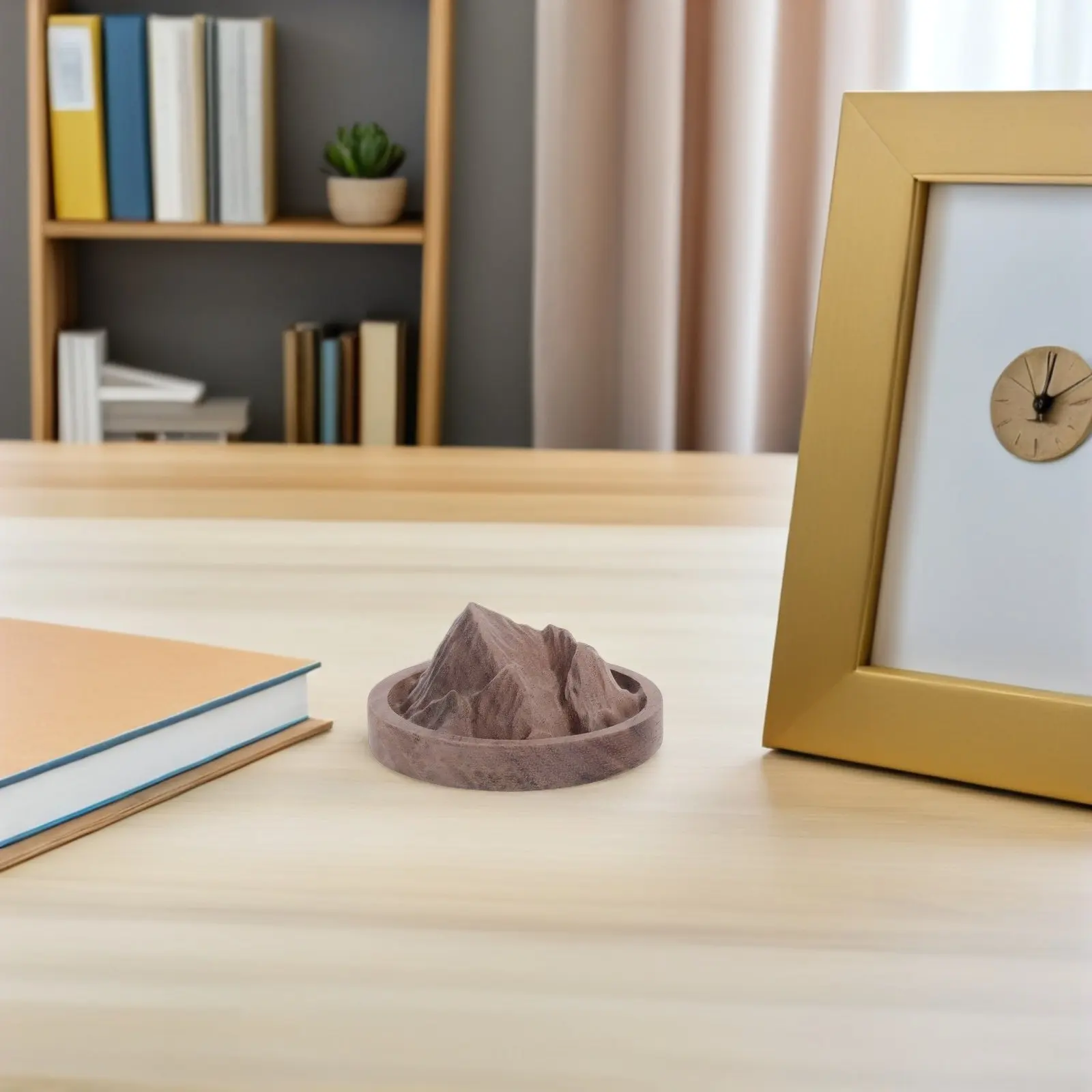 

Wooden Aromatherapy Essential Oil Diffuser Sculpture Car Air Freshener Natural Wood Scent Diffuser for Interior Home Office