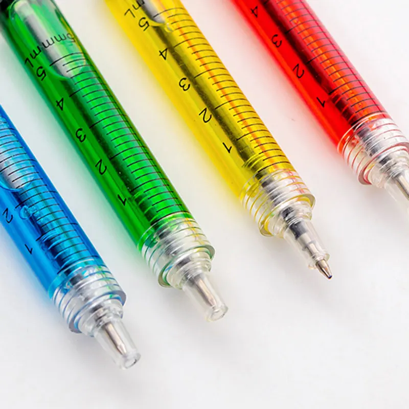 36pcs Syringe Needle Tube Shape Syringe Pens for School Student Offices Gifts Ballpoint Pens