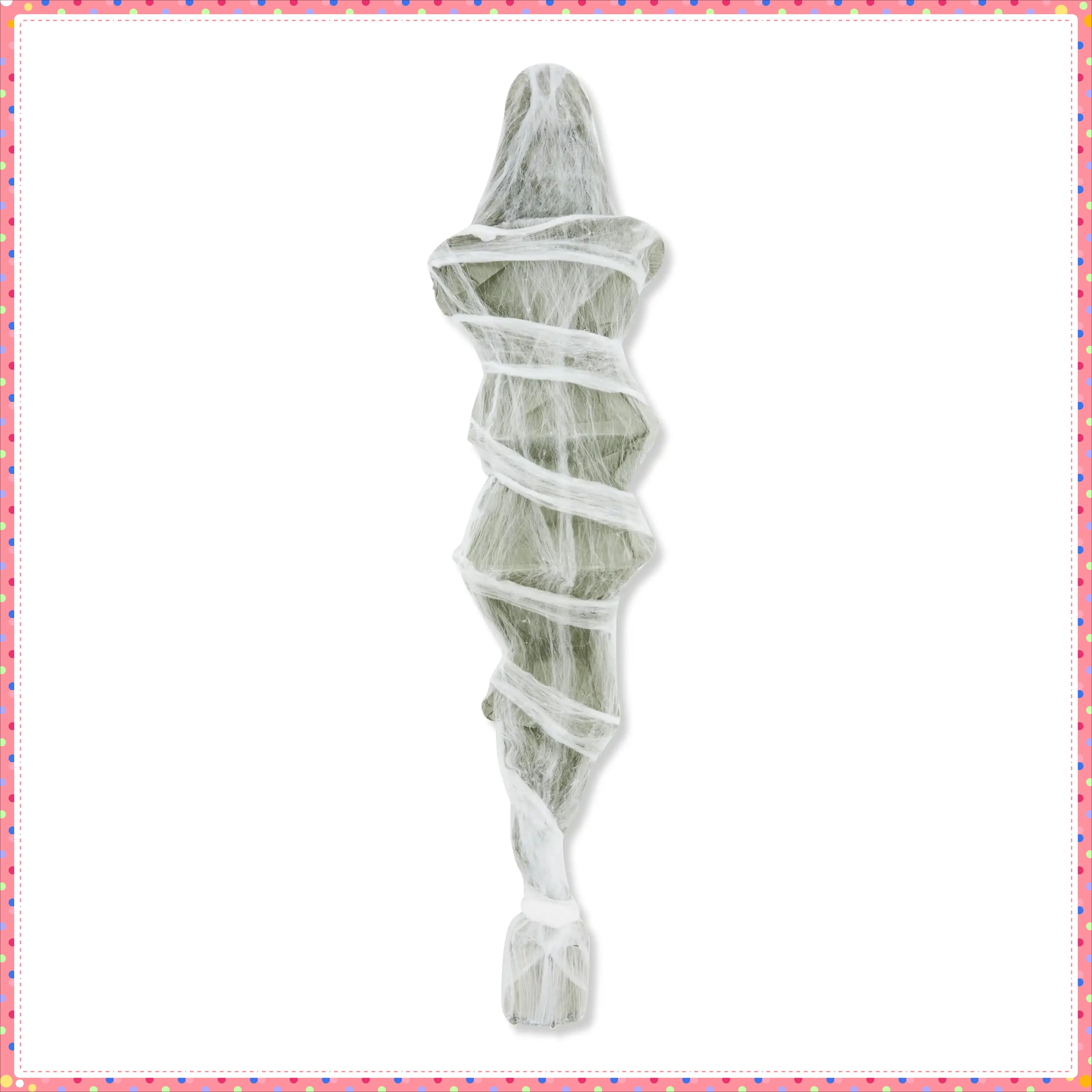 Giant 72-inch Cocoon Corpse Prop - Realistic Halloween Outdoor Decoration for Scary Yards, Haunted Houses, and Parties