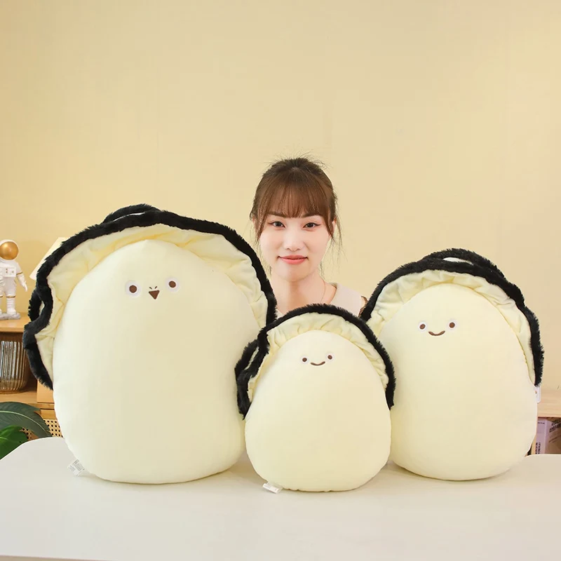 

30-50CM Cute cartoon simulation of marine animals oysters plush toys children's plush pillows holiday gifts