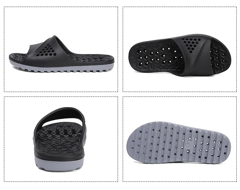 Pantuflas Antideslizantes para Parejas, para Baño, Interior y Exterior, Sandalias Planas de Verano, Pantuflas Suaves de EVA