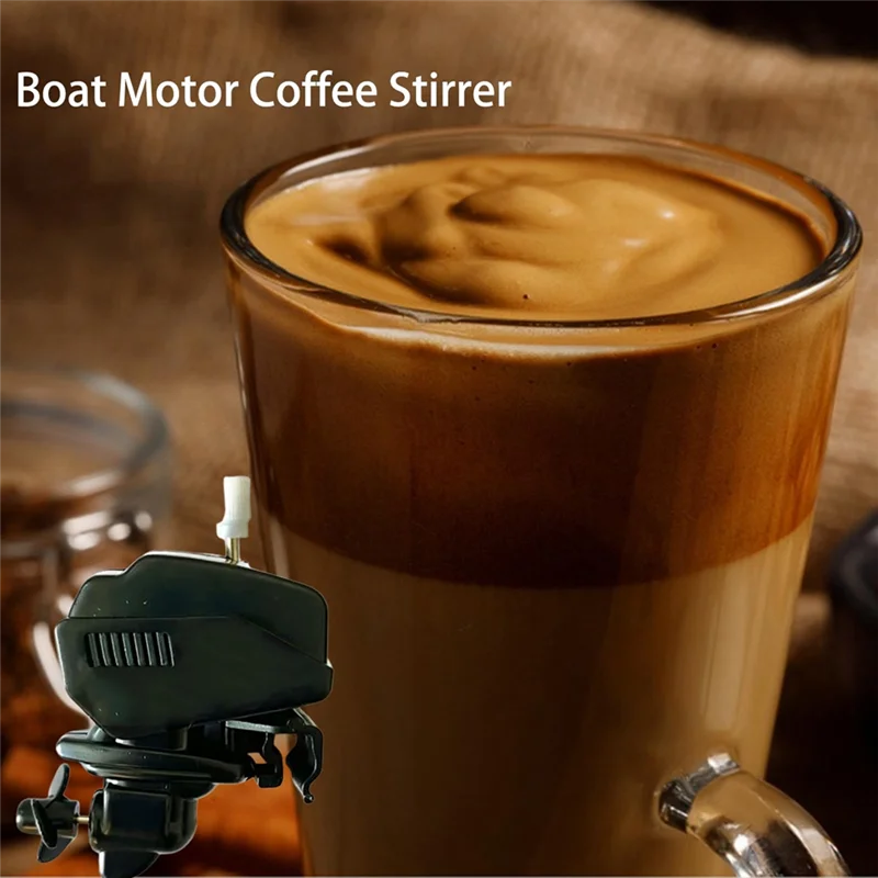 

A47U Marine Motor Coffee Blender Engine Enthusiast Beverage Blender Fun Cup Beverage Tool Mini Marine Motor Coffee Blender