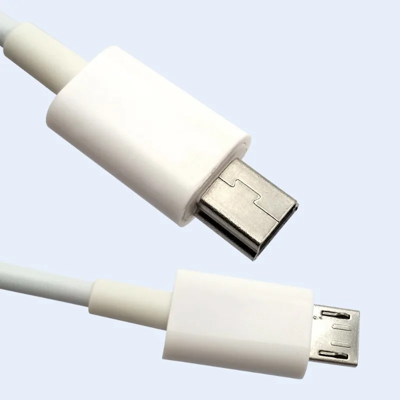 Mini USB to Micro USB Adapter V3 V8 Converter T-Shaped 5P Male 0.1M Short Data Transfer Cable High Speed123