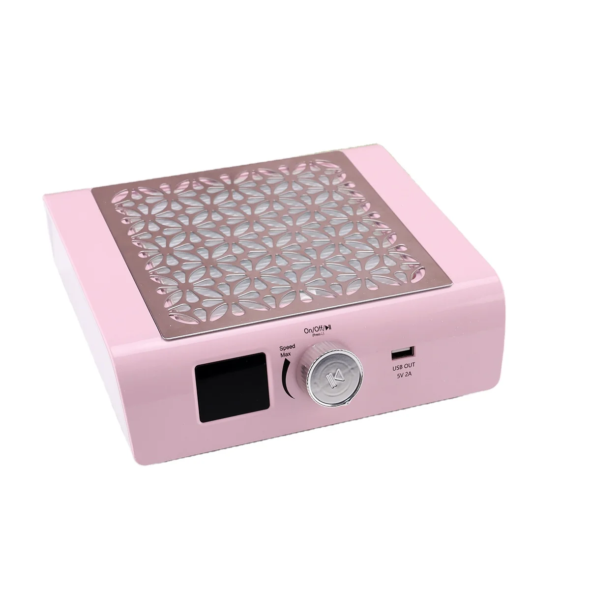 

New 85w brushless nail dust collector fan strong 4500 rpm suction pink electric vacuum
