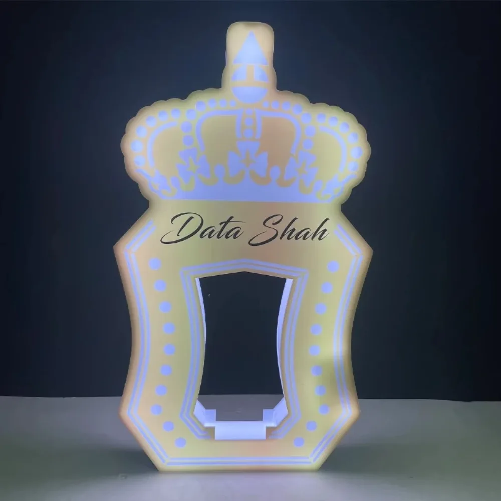 Rechargeable Bottle Demonstrator Crown Shape Bottle Glory Wine Display Stand Nightclub Bar Rack Lounge