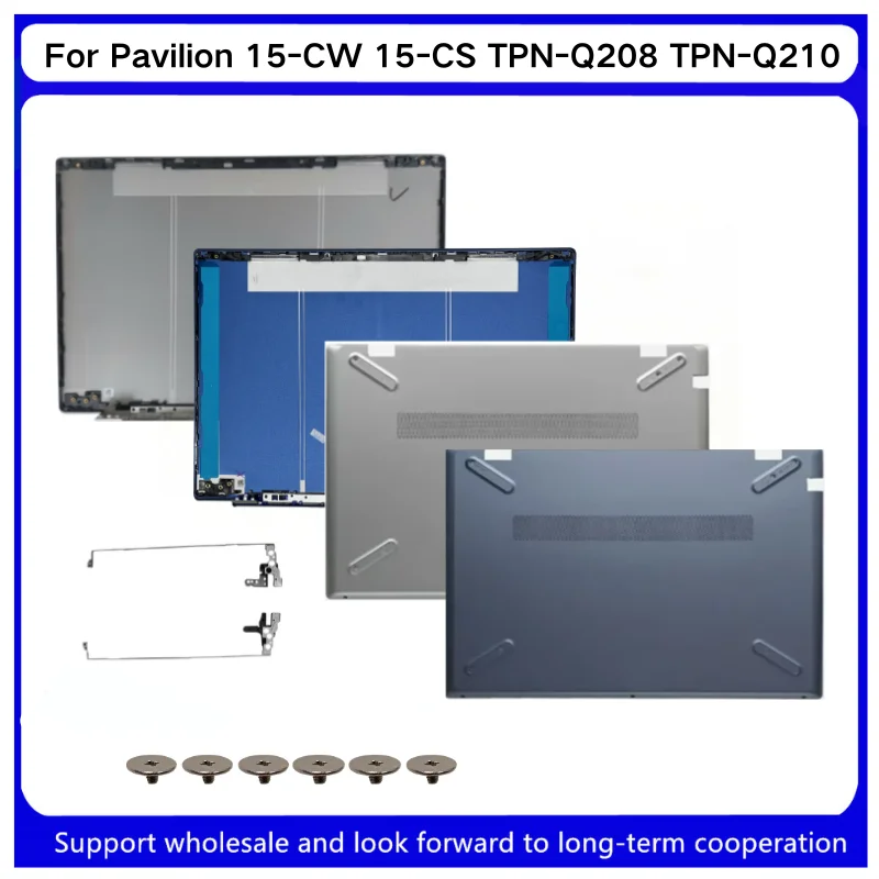New For Kailxuling Pavilion 15-CW 15-CS TPN-Q208 TPN-Q210 LCD Back Cover / LCD Hinges L23879-001/Bottom