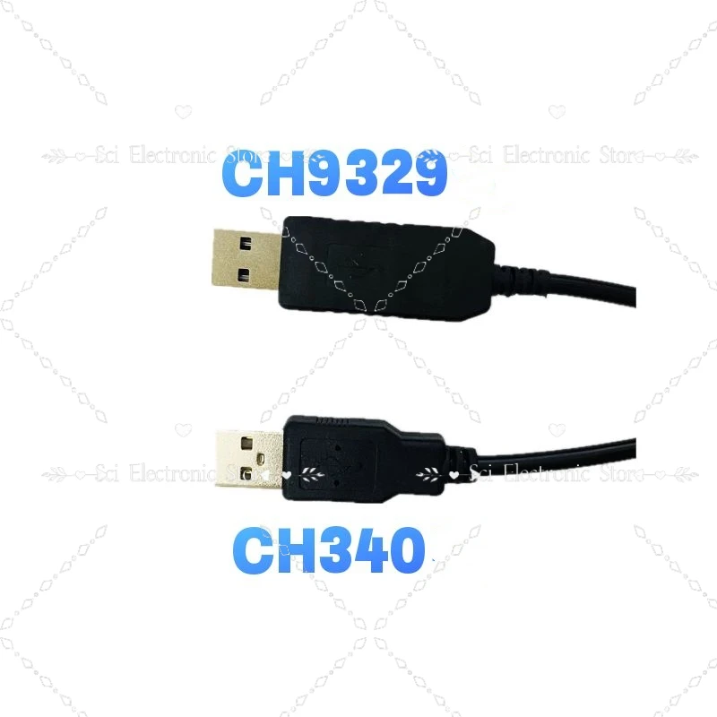 CH9329+CH340UART/TTL Serial Port to USB HID Full Keyboard and Mouse Drive-free Dual Male Module