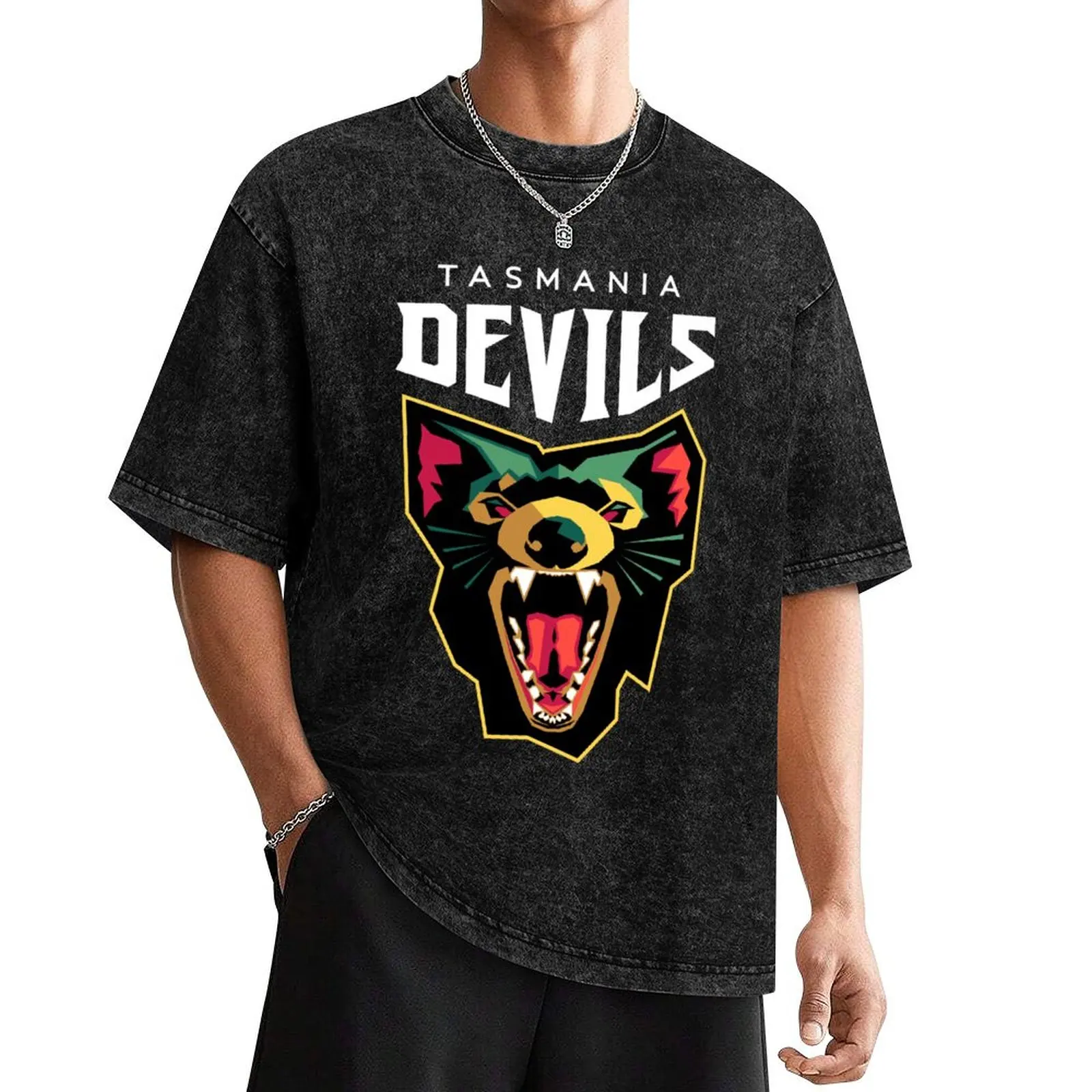 

TASSIE DEVIL T-Shirt korean fashion quick drying anime shirt plus size tops t shirt for men