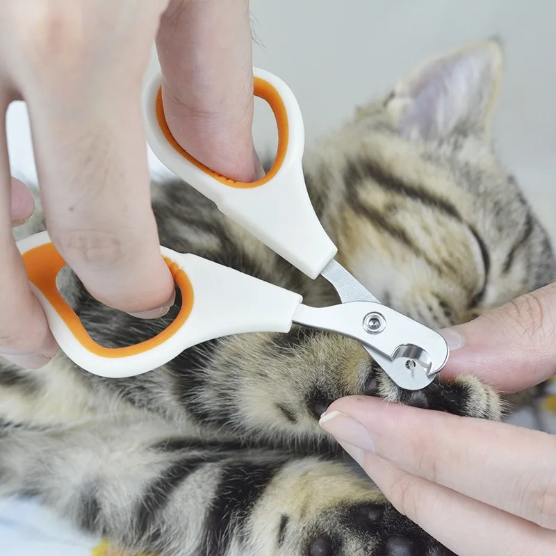 

Cat Nail Clipper Double hole blind cutting Pet Cat Dog Nail Artifact Anti bleeding cat nail clipper to prevent accidental injury