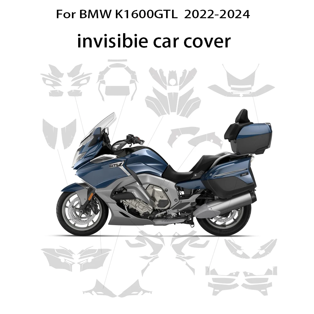 For BMW K1600GTL  2022 2023 2024 Motorcycle Invisible Cover Fairing Anti-scratch Protective Film TPU PPF K1600