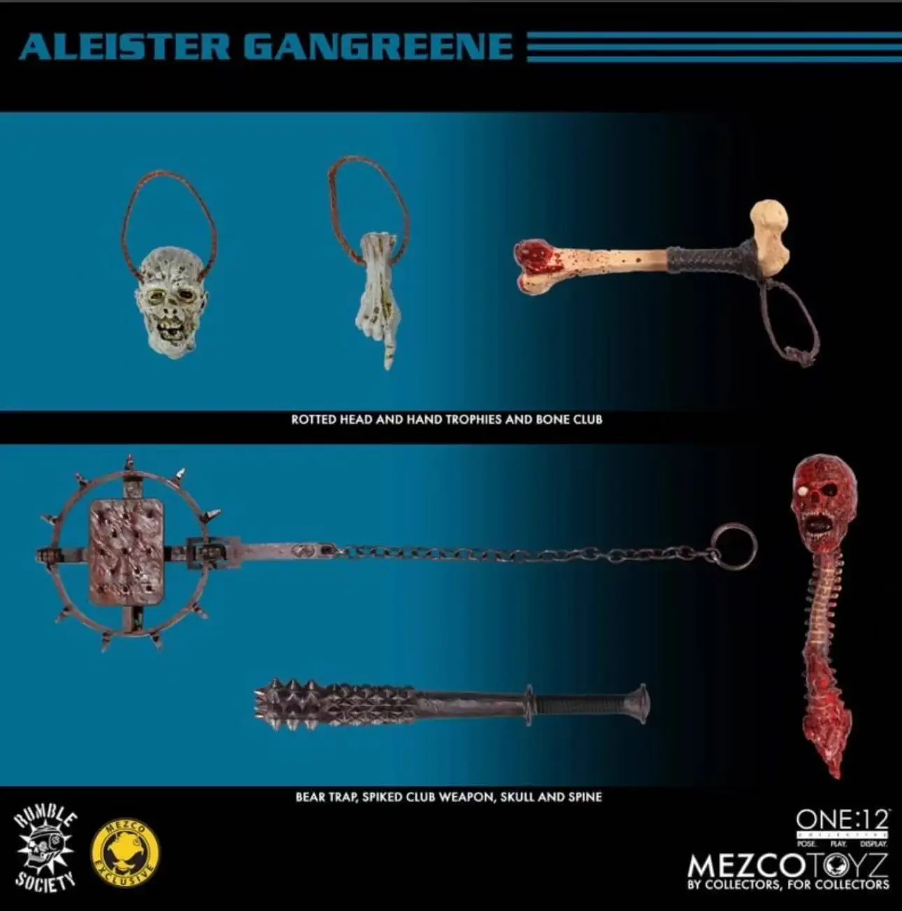 Mezco Gangrene Manor Aleister's Gangrene Corrupt Gravedigger Vierter Ameise 1:12 Actionfigur Figur