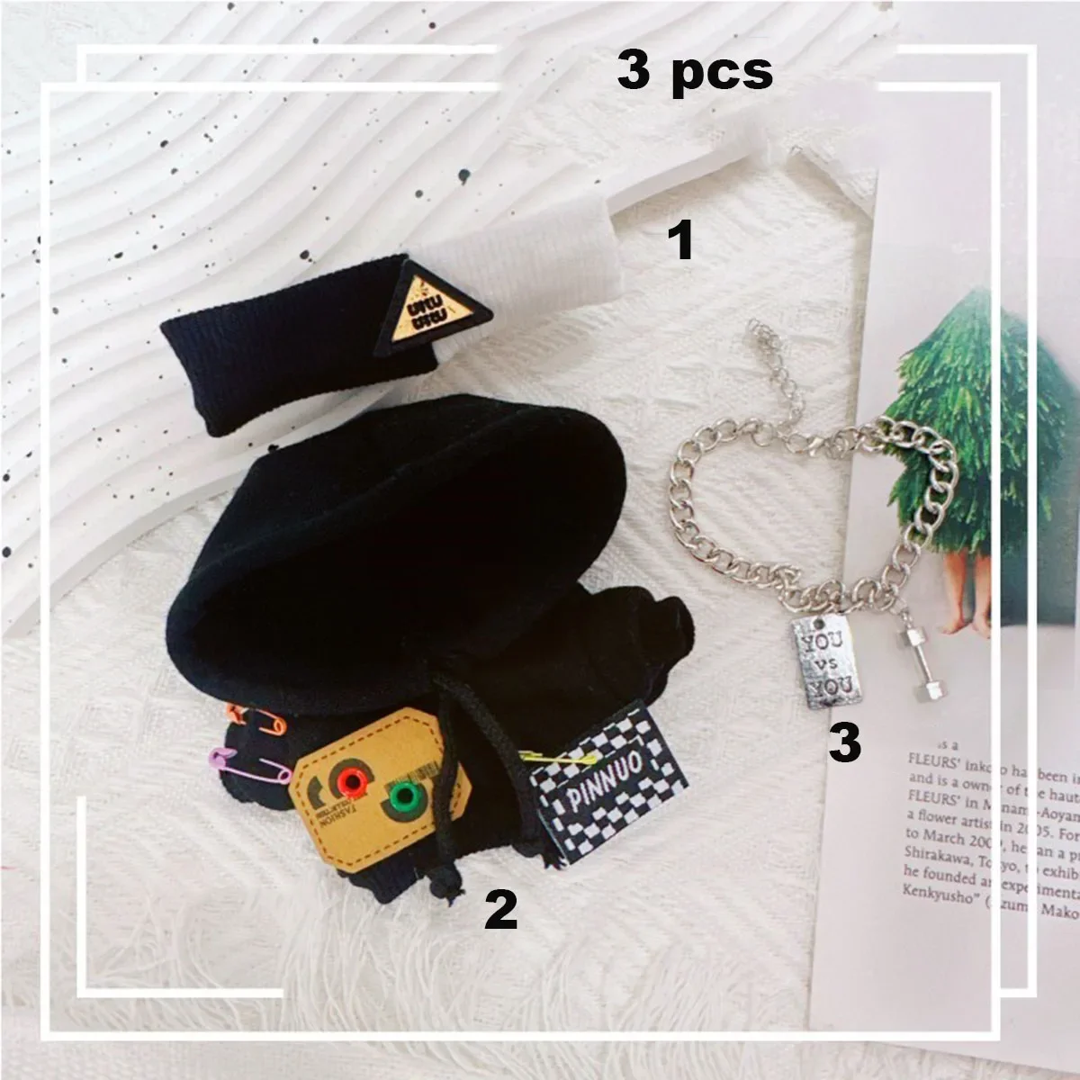 Moderner Stil, 17 cm, Labubu-Babykleidungsserie, Puppen-Outfit, Macaron-Babypuppen-Kleidungsset für Sammelfiguren