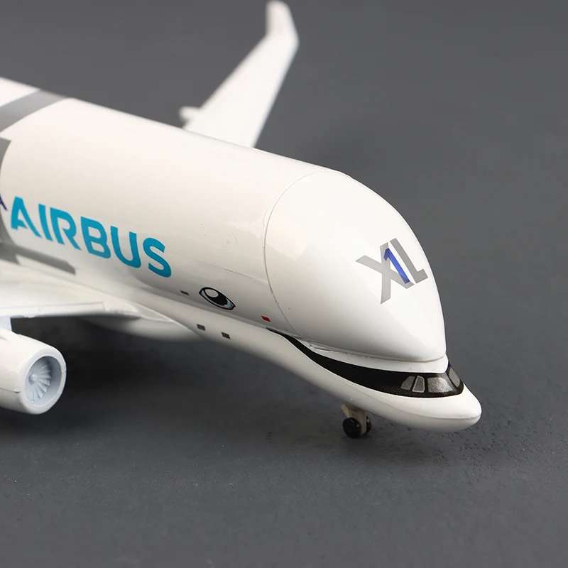 

20 см большой транспортный самолет, украшение из сплава Airbus Beluga A300-600ST, миниатюрная модель самолета, литье под давлением, коллекционные подарки