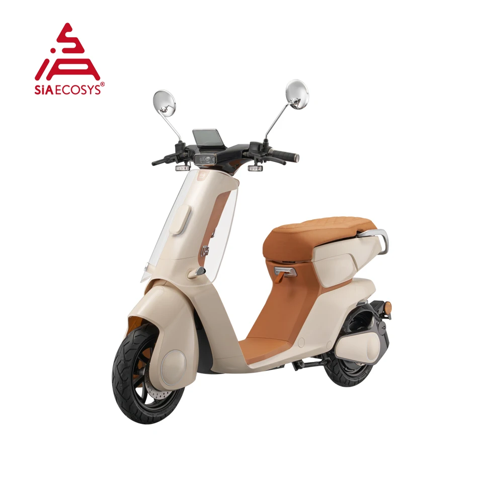 SiAECOSYS  S-Stardust Electric Scooter 48V 60V 900W 45KPH with Hydraulic Disc Brake and Lead-acid Li-ion Battery