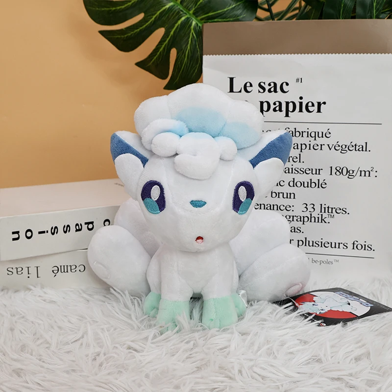 Anime Pokemon Plush Toy Alolan Vulpix Alolan Ninetales Soft Stuffed Toys Animal Peluche Doll Gift