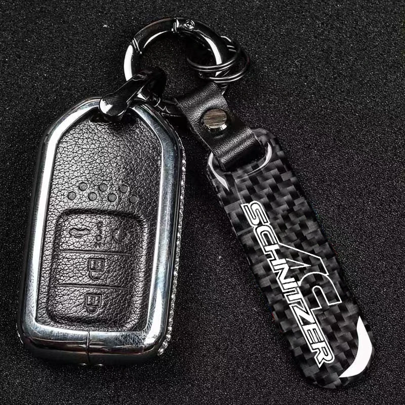 For AC Schnitzer M 3 5 6 Z E46 E39 X1 X3 X5 X6 car Accessories Car Key Chain Key Ring Carbon Fiber Metal Keychain Keyrings