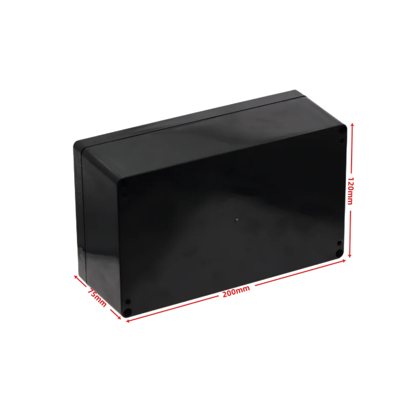 1pcs 200x120x75mm Plastic housing Security power supply housing Electronic instrument housing Outdoor wiring waterproof box