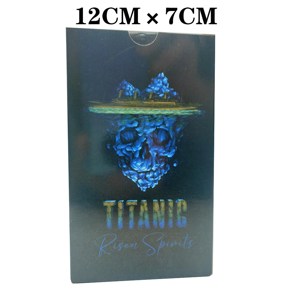 12×7CM cards.Titanic Risen Spirits divination Tarot for Beginners with Guide Book Tarot Unique Indie Tarot Deck for Beginne