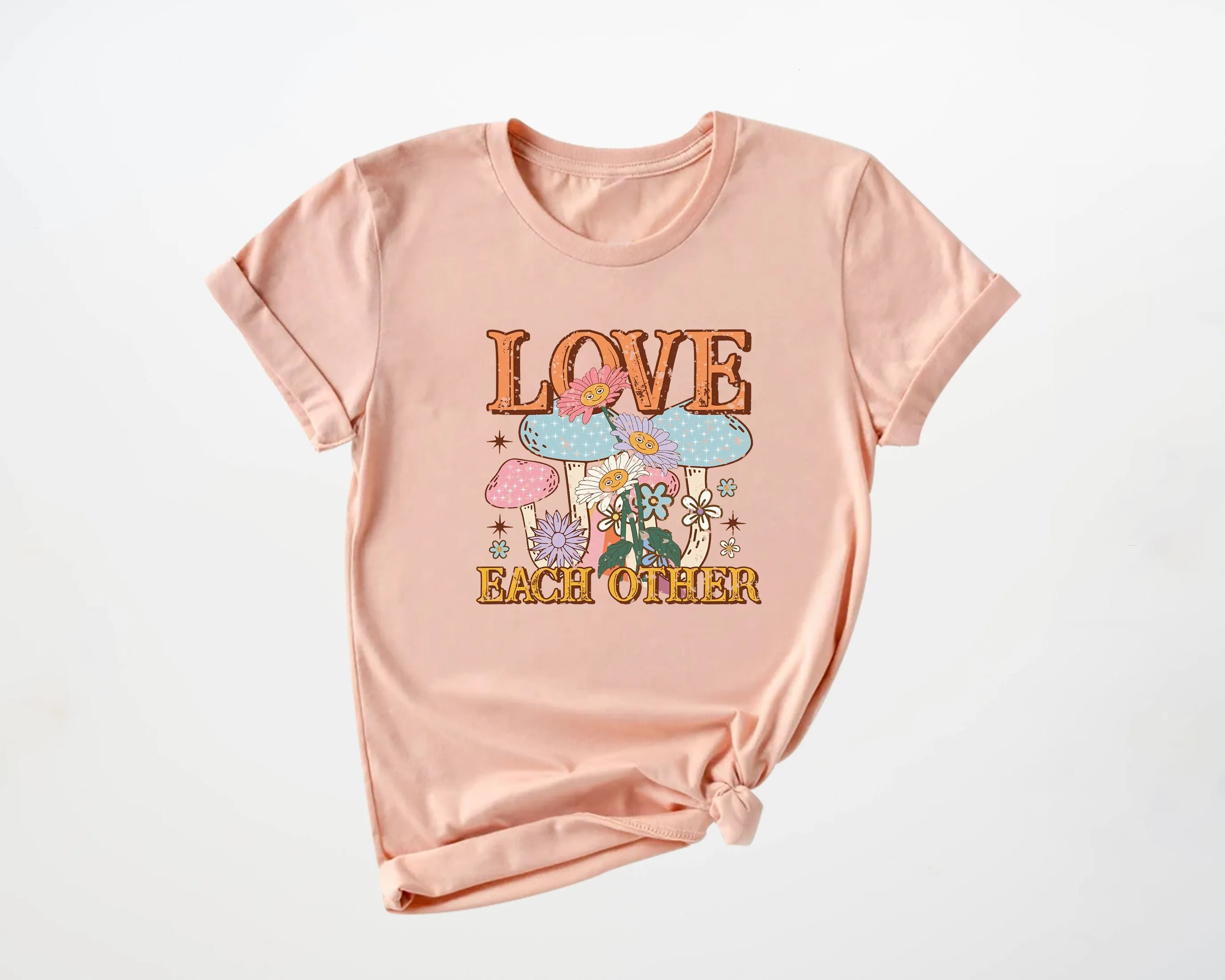 Love Each Other T Shirt World Changer Happiness Motivational Changing Inspirational