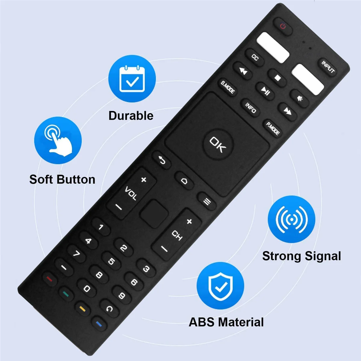 Remote Control RM-C3329 pengganti untuk JVC Smart 4K UHD LCD HDTV RM-C3359 RM-C3369