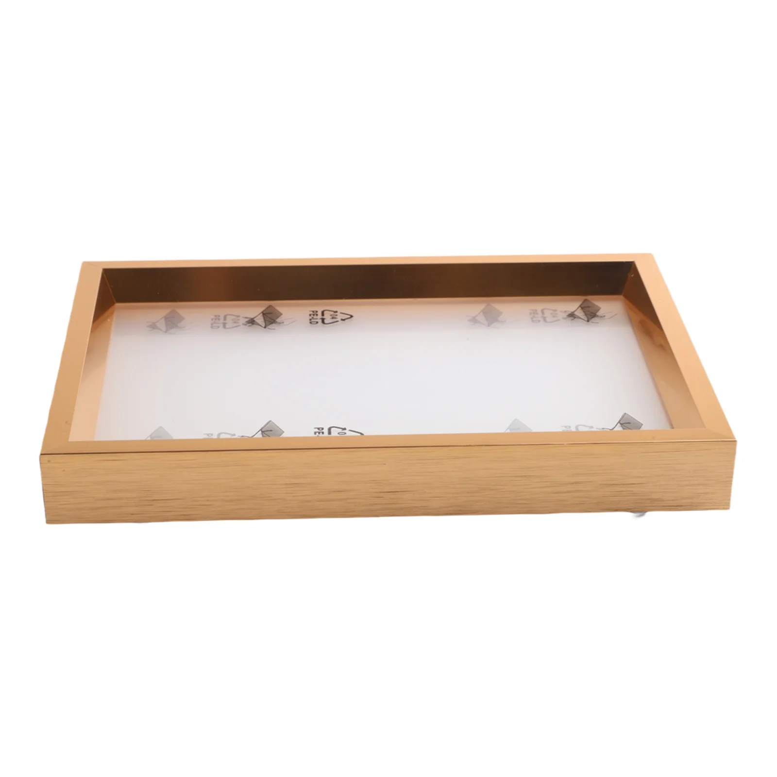 Black gold silver Double Sided Frame Aluminum Alloy Photo Frame Memories Display Easy Photo Swap Desk Shelf Wall Use