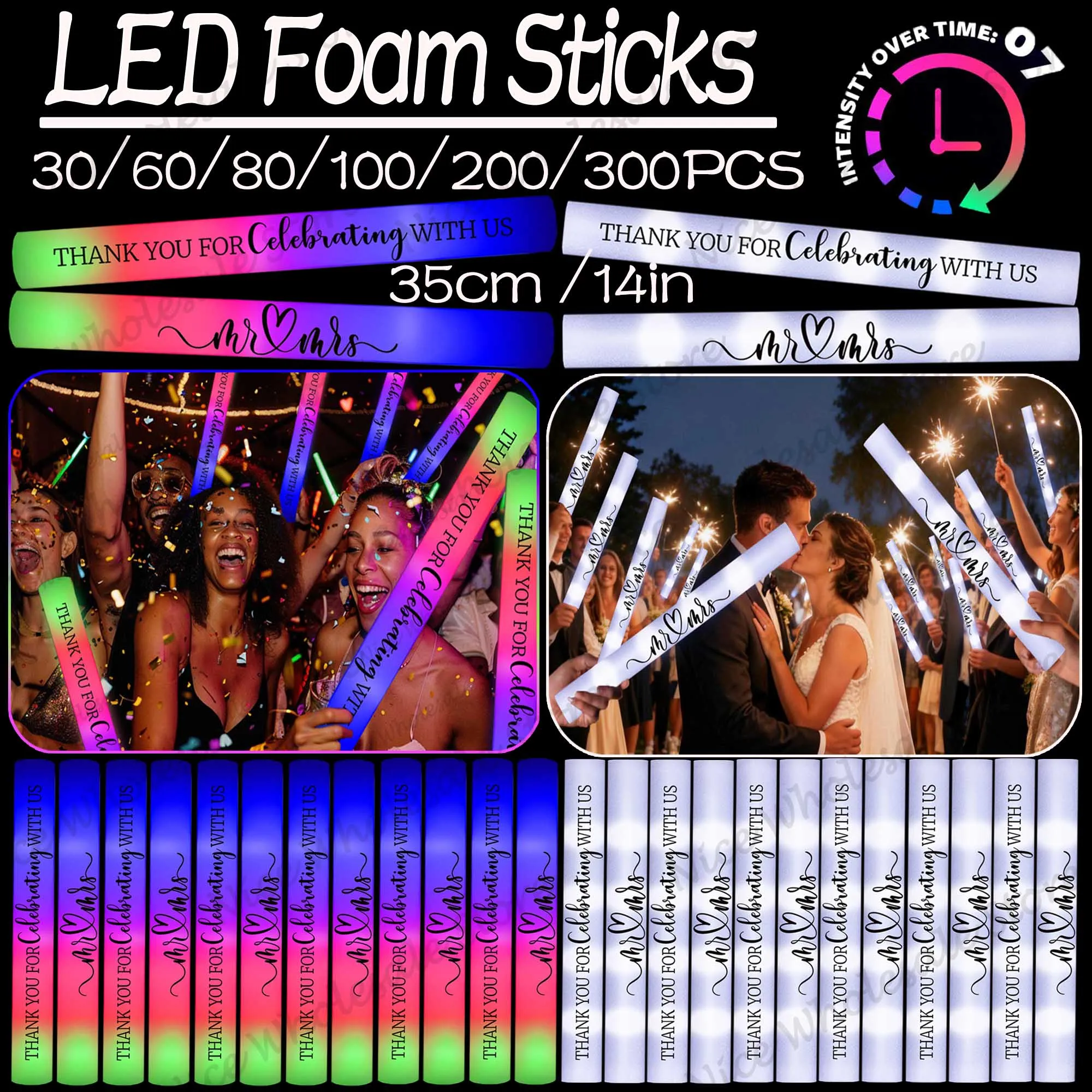 300-30PCS Led Glow …