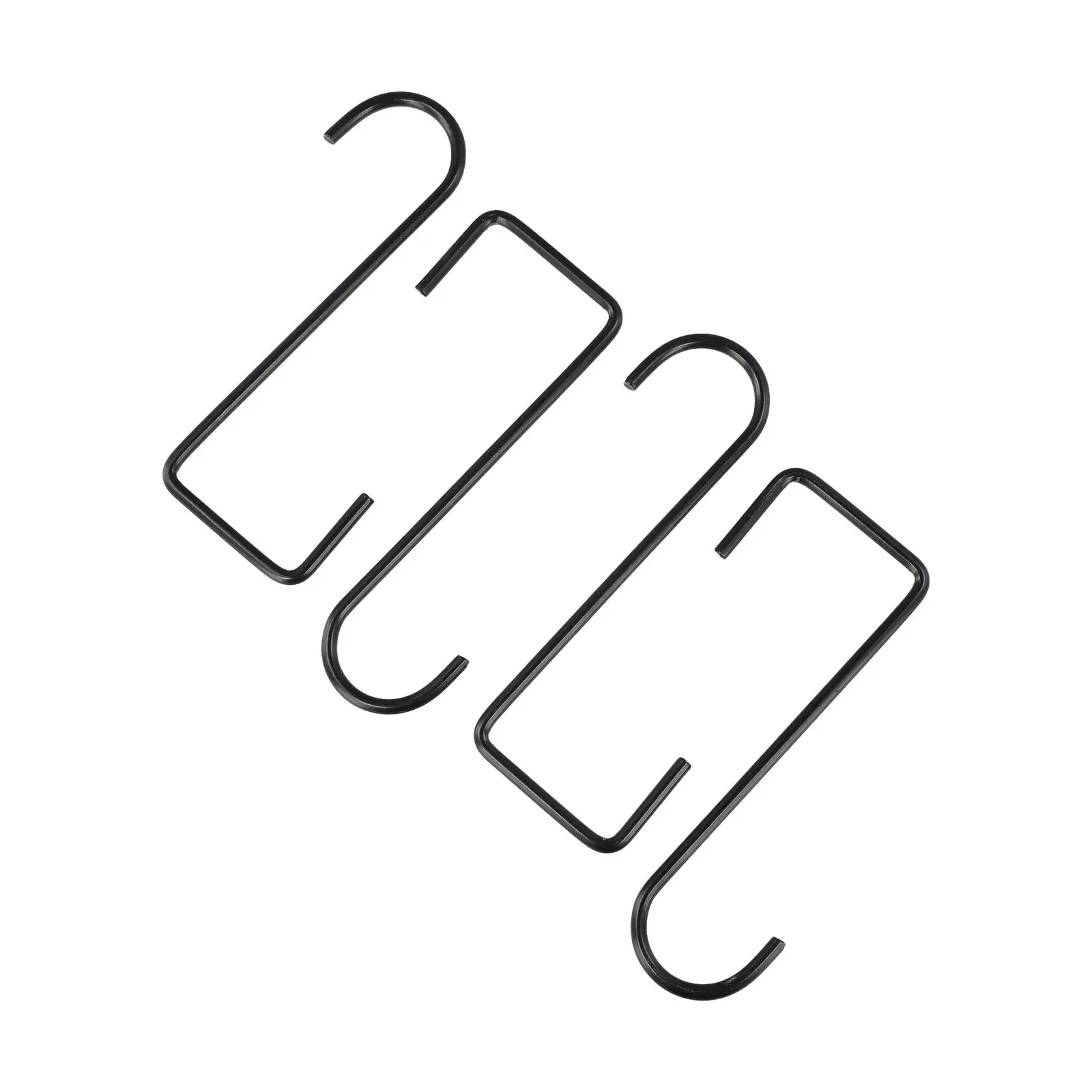 Steel Fence Hook Set of 4 for Hanging Plant Baskets Flower Pots Lanterns String Lights Wind Chimes and Garden Decor Items