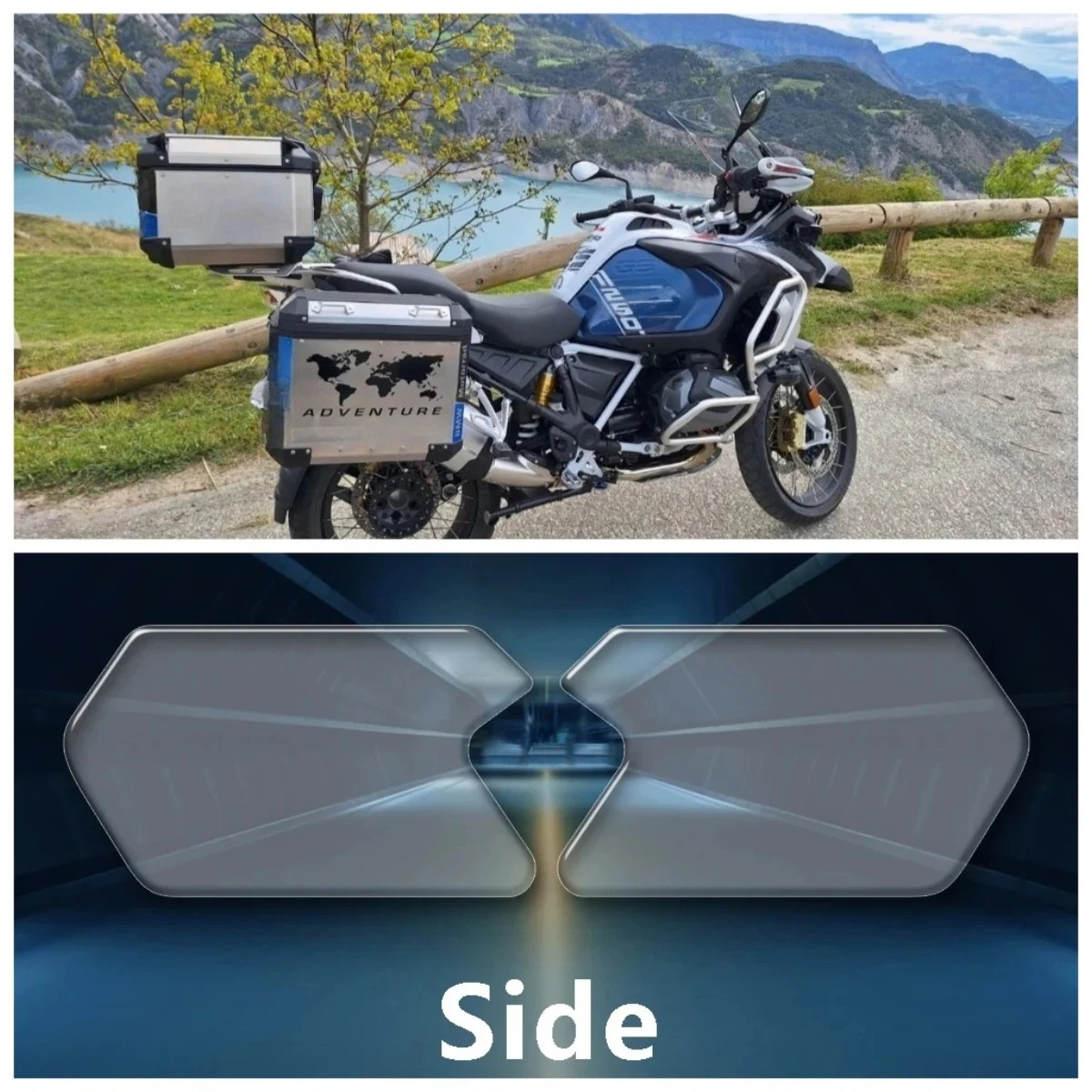 

Motorcycle Stickers For BMW R1200GS R1250GS Adventure 2014-2023 Clear Tank Pad Protection