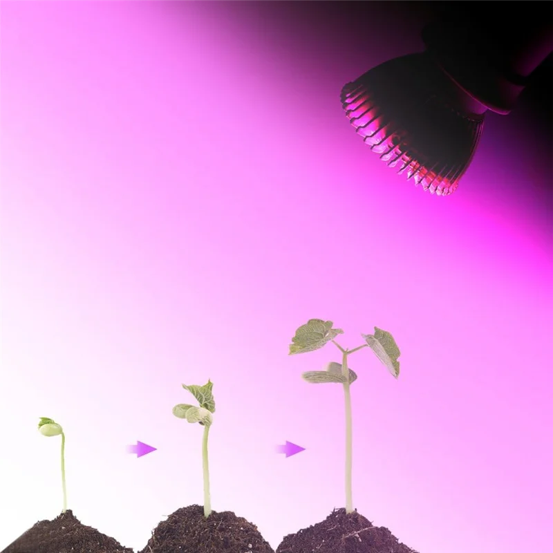 

ABMR-2Pcs E14 Plant Growth Light 85-265V Full Spectrum Led Grow Light For Hydroponic Indoor Garden Greenhouse