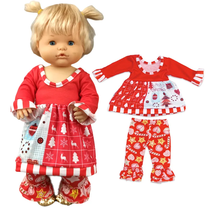 baby doll pajama for 40cm Nenuco Ropa y su Hermanita toy doll clothes sleepwear slippers