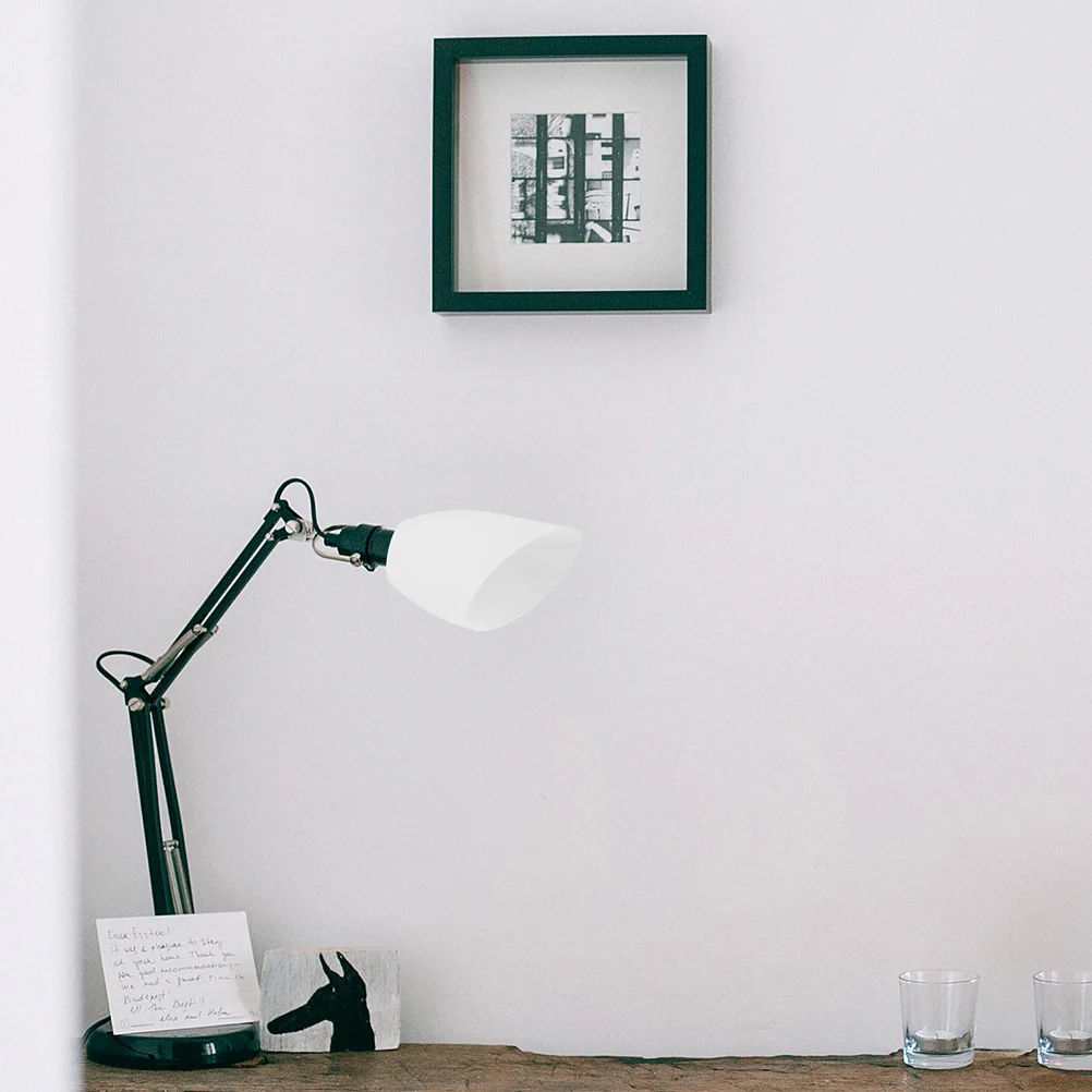 

6Pcs Household Plastic Lampshade Light Accessory Inclined Horseshoe Shape Easy to Install Durable Home Lampshade